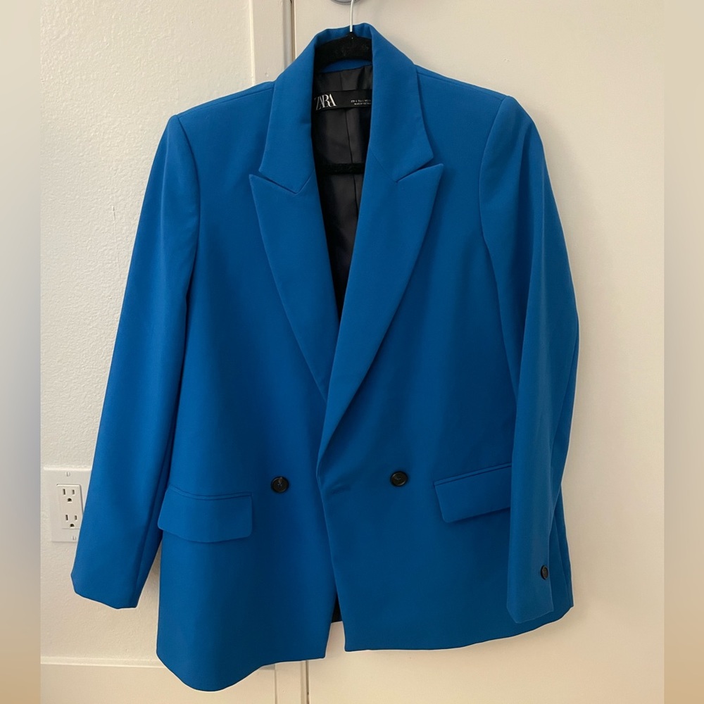 Blue Zara Blazer